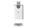 Miniatyrbild 2 av 5: SILICON POWER Combo - Kortläsare (microSD, SD) - USB 3.1 Gen 1