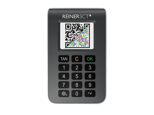 ReinerSCT tanJack photo QR - TAN generator - antrasitt