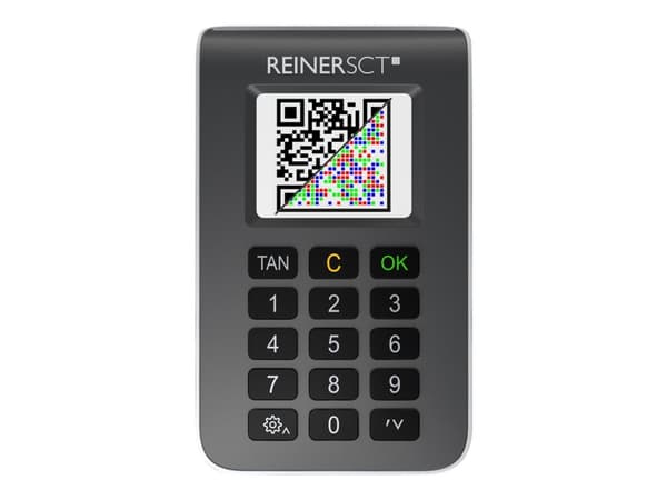 ReinerSCT tanJack photo QR - TAN generator - antracit