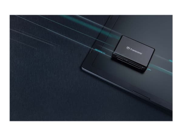 Transcend RDF9 - Kortleser - alt-i-1 (CF UDMA, microSDHC UHS-I, microSDXC UHS-I, SDHC UHS-I, SDHC UHS-II, SDXC UHS-I, SDHC UHS-II) - USB 3.1 Gen 1