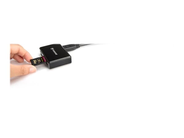 Transcend RDF9 - Kortleser - alt-i-1 (CF UDMA, microSDHC UHS-I, microSDXC UHS-I, SDHC UHS-I, SDHC UHS-II, SDXC UHS-I, SDHC UHS-II) - USB 3.1 Gen 1