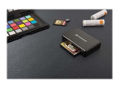 Transcend RDF9 - Kortleser - alt-i-1 (CF UDMA, microSDHC UHS-I, microSDXC UHS-I, SDHC UHS-I, SDHC UHS-II, SDXC UHS-I, SDHC UHS-II) - USB 3.1 Gen 1