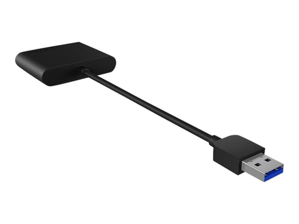 ICY BOX IB-CR301-U3 - Kortinlukija (CF 1, SD, CF, microSD, SDHC, SDXC, SDHC UHS-I, SDXC UHS-I) - USB 3.0