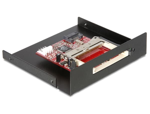 Delock - Kortläsare - 3,5 tum (CF I, CF II, Microdrive) - Serial ATA