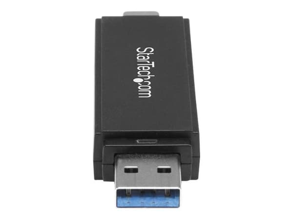StarTech.com SDMSDRWU3AC kortinlukija USB 3.2 Gen 1 (3.1 Gen 1) Type-A/Type-C Musta