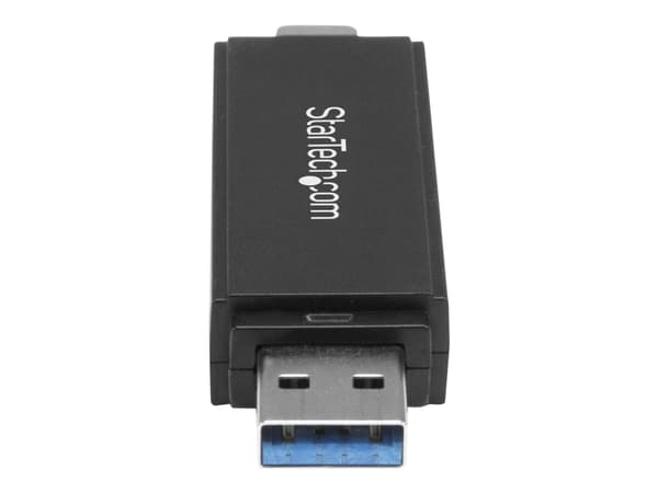 StarTech.com SDMSDRWU3AC kortinlukija USB 3.2 Gen 1 (3.1 Gen 1) Type-A/Type-C Musta
