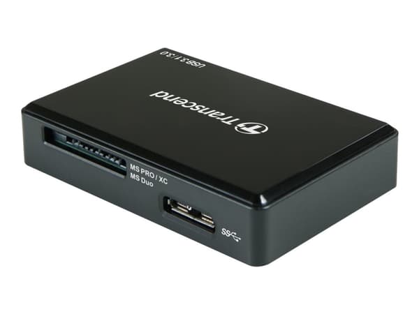 Transcend RDC8K - Kortinlukija (CF, SDHC, microSDHC, SDXC, microSDXC, SDHC UHS-I, SDXC UHS-I, SDXC UHS-I, MS XC, microSDHC UHS-I, microSDXC UHS-I) -