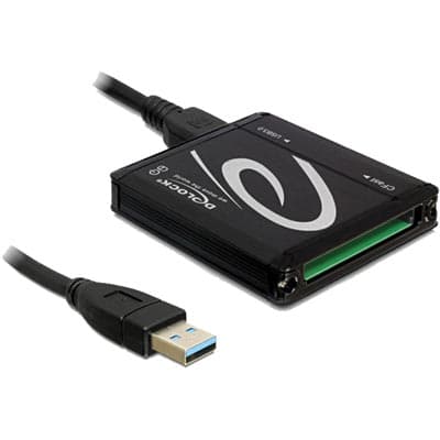 Delock Card Reader USB 3.0 > CFast - Kortläsare (CFast-kort typ I, CFast-kort typ II) - USB 3.0