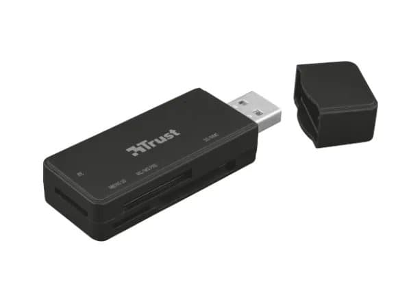 Trust NANGA - Kortläsare (MS, SD, microSD, MS Micro) - USB 3.1 Gen 1