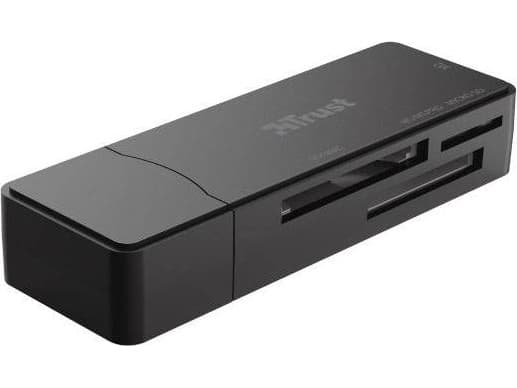 Trust NANGA - Kortläsare (MS, SD, microSD, MS Micro) - USB 3.1 Gen 1