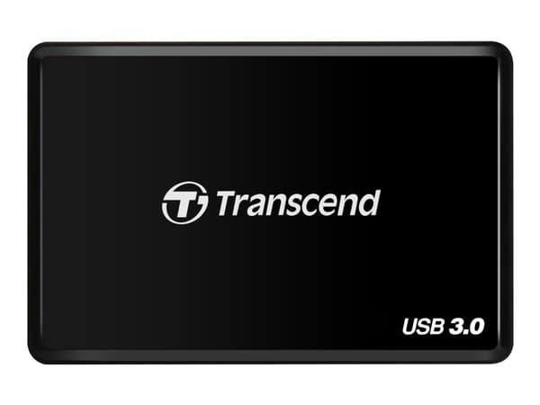Transcend Multi-Card Reader RDF8 - Kortinlukija (MS, CF, SDHC, MS Micro, microSDHC, SDXC, SDHC UHS-I, SDXC UHS-I, MS XC) - USB 3.0