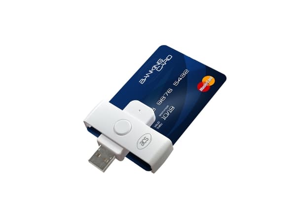 ACS ACR39U-N1, USB 2.0, Vit, 12 g