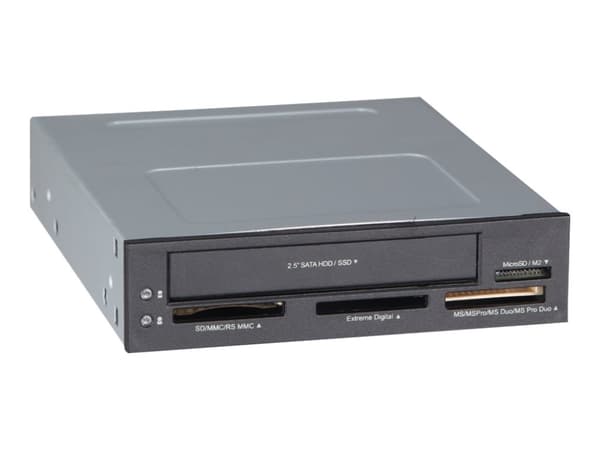 Gembird - Kortläsare - allt-i-ett - 3,5" (MS, MS PRO, MMC, SD, MS Duo, MS PRO Duo, miniSD, RS-MMC, TransFlash, microSD, SDHC, MS Micro, microSDHC, SD