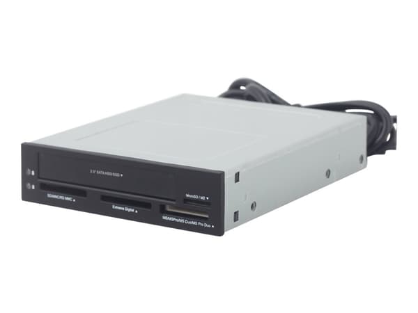 Gembird - Kortläsare - allt-i-ett - 3,5" (MS, MS PRO, MMC, SD, MS Duo, MS PRO Duo, miniSD, RS-MMC, TransFlash, microSD, SDHC, MS Micro, microSDHC, SD