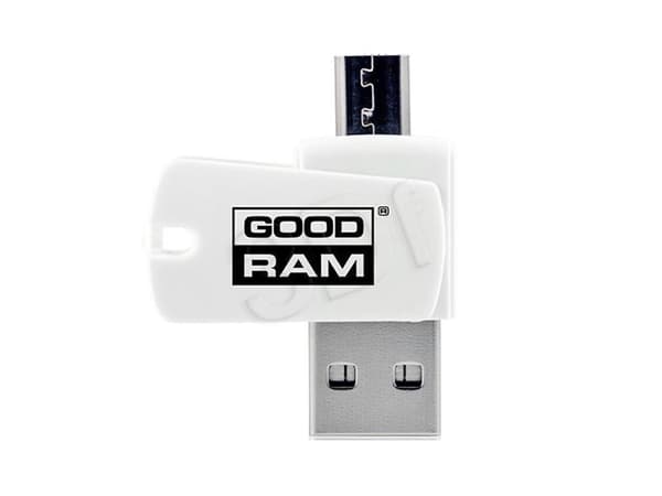 Goodram AO20-MW01R11 kortinlukija USB 2.0/Micro-USB Valkoinen