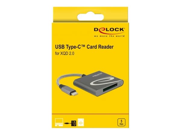 DeLOCK - Kortinlukija (XQD, XQD 2.0) - USB 3.1 Gen 1
