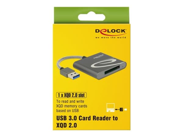Delock - Kortinlukija (XQD, XQD 2.0) - USB 3.0
