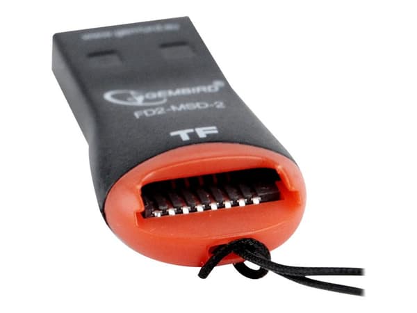 Gembird - Kortinlukija (TransFlash, microSD, microSDHC) - USB 2.0