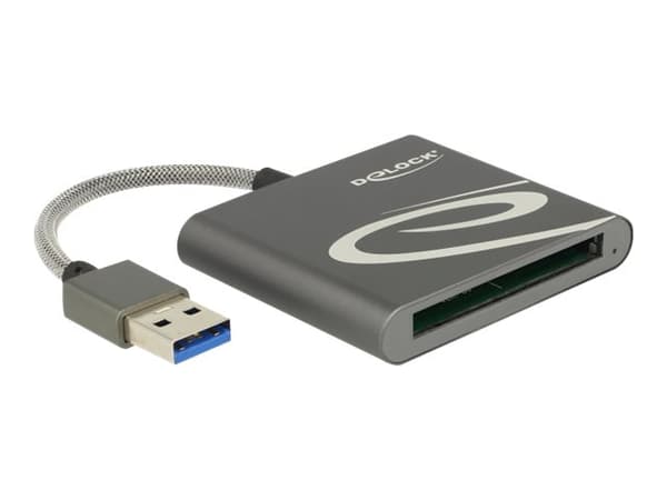 Delock - Kortinlukija (CFast-kortti tyyppi I, CFast-kortti tyyppi II) - USB 3.0