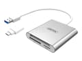 Miniatyrbild 1 av 5: Unitek - Kortläsare - allt-i-1 (SD, CF, microSD) - USB 3.0