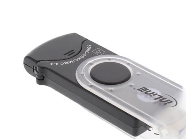 InLine 66773, MicroSD (TransFlash),MicroSDHC,MicroSDXC,MMC,MMC Mobile,MMC+,RS-MMC,SD,SDHC,SDXC, 5000 Mbit/s, USB 3.2 Gen 1 (3.1 Gen 1)