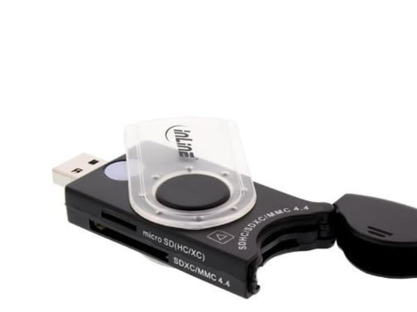 InLine 66773, MicroSD (TransFlash),MicroSDHC,MicroSDXC,MMC,MMC Mobile,MMC+,RS-MMC,SD,SDHC,SDXC, 5000 Mbit/s, USB 3.2 Gen 1 (3.1 Gen 1)