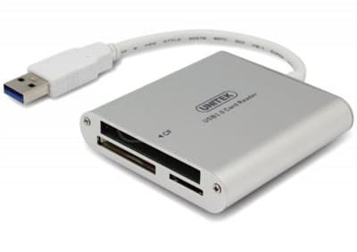 Unitek - Kortläsare (CF, microSD, SDXC) - USB 3.0