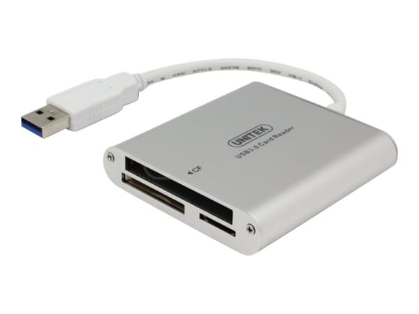 Unitek - Kortläsare (CF, microSD, SDXC) - USB 3.0