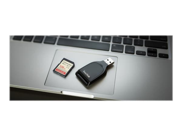 SanDisk - Kortläsare (SDXC UHS-I, SDHC UHS-I, SDXC, SDHC, SD) - USB 3.0