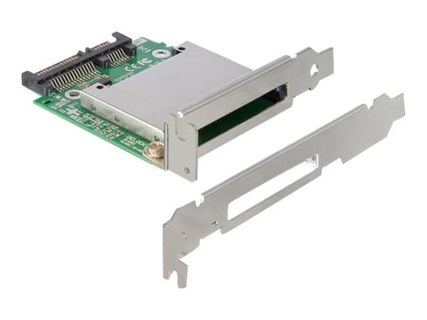 Delock SATA 3.5 Card Reader > CFast - Kortleser - 3,5" (CFast Card type I, CFast Card type II) - Serial ATA