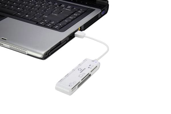 Renkforce CR45e, CF, CF Typ II, MMC, MMC Mobile, MMC+, MS Duo, MS PRO, MS PRO Duo, Memory Stick (MS), MicroSD..., Vit, USB, 101 mm, 27 mm, 15 mm