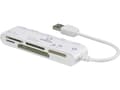 Miniatyrbild 1 av 5: Renkforce CR45e, CF, CF Typ II, MMC, MMC Mobile, MMC+, MS Duo, MS PRO, MS PRO Duo, Memory Stick (MS), MicroSD..., Vit, USB, 101 mm, 27 mm, 15 mm