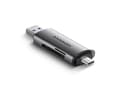 Miniatyrbild 3 av 3: Axagon CRE-SAC - MMC - MMC Mobile - MMCmicro - MS Duo - MicroSD (TransFlash) - MicroSDHC - MicroSDXC - MiniSD - RS-MMC - SD,... - Grau - Metall - MS