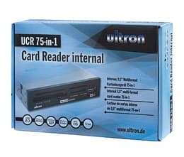 Ultron 48558, Svart, USB 2.0, 238 g, 208 mm, 145 mm, 55 mm