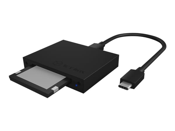 ICY BOX IB-CR402-C31 - Kortläsare (CFast-kort typ II, CFast-kort typ I) - USB-C 3.1 Gen 2