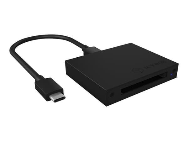 ICY BOX IB-CR402-C31 - Kortläsare (CFast-kort typ II, CFast-kort typ I) - USB-C 3.1 Gen 2