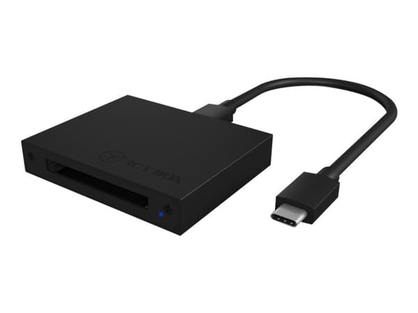 ICY BOX IB-CR402-C31 - Kortläsare (CFast-kort typ II, CFast-kort typ I) - USB-C 3.1 Gen 2