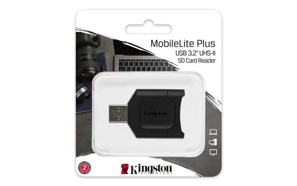 KINGSTON MobileLite Plus USB 3.1 SDHC/SDXC UHS-II -kortinlukija