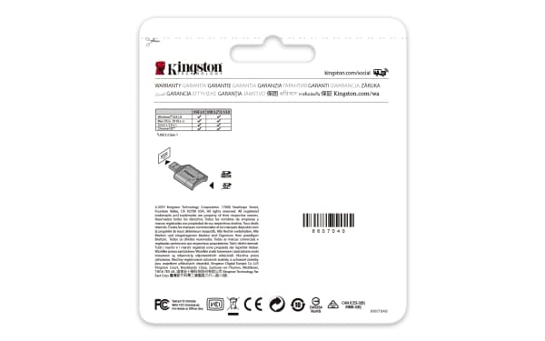 KINGSTON MobileLite Plus USB 3.1 SDHC/SDXC UHS-II -kortinlukija