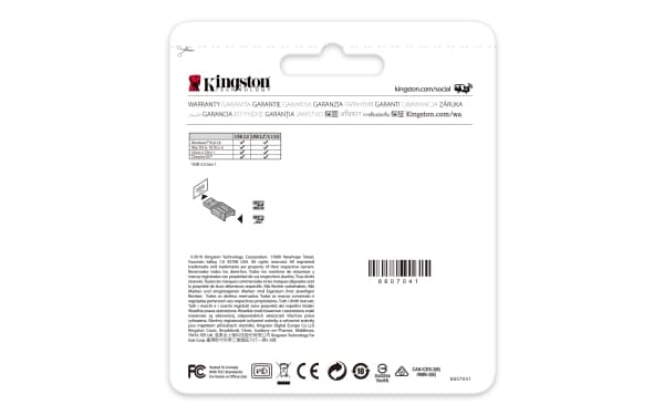 Kingston MobileLite Plus - Kortläsare (microSD, microSDHC, microSDXC, microSDHC UHS-I, microSDXC UHS-I, microSDHC UHS-II, microSDXC UHS-II) - USB 3.2