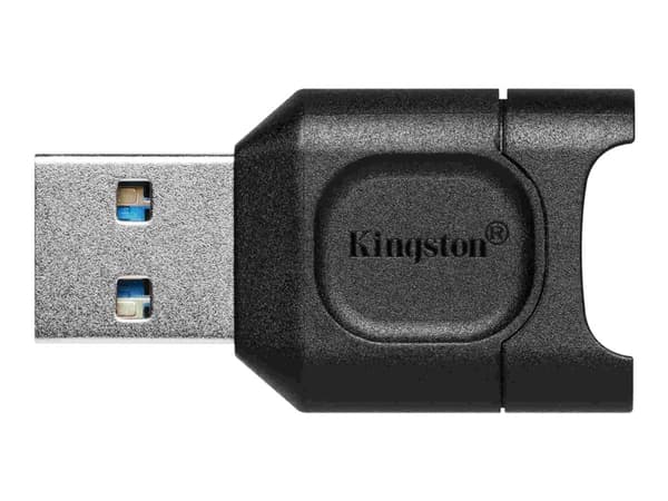 Kingston MobileLite Plus - Kortleser (microSD, microSDHC, microSDHC UHS-I, microSDHC UHS-II, microSDXC, microSDXC UHS-I, microSDXC UHS-II) - USB 3.2