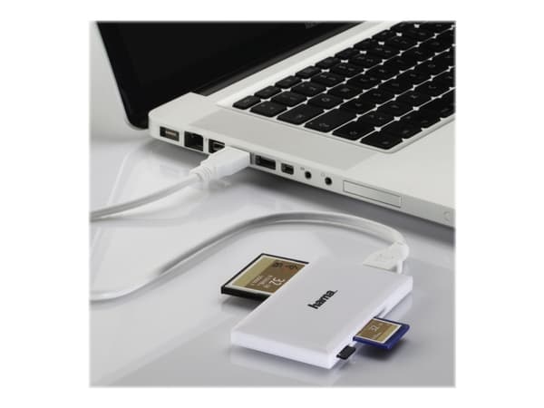 Hama - Kortläsare (CF 1, MS, MS PRO, SD, MS Duo, MS PRO Duo, microSD, SDHC, microSDHC, MS PRO-HG Duo, SDXC, microSDXC) - USB 3.0