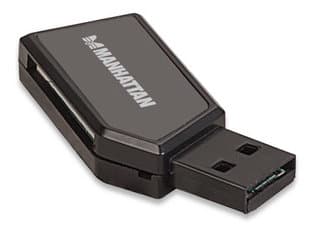 Manhattan 24in1 SD/MicroSD/MMC muistikortinlukija USB2.0