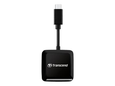 Transcend RDC3 - Kortinlukija (SD, microSD, SDHC UHS-I, SDXC UHS-I, microSDHC UHS-I, microSDXC UHS-I) - USB-C 3.2 Gen 1