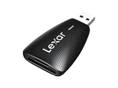 Lexar Multi-Card 2-in-1 USB 3.1 Reader, MicroSD (TransFlash), MicroSDHC, MicroSDXC, SD, SDHC, SDXC, Musta, 170 Mbit/s, Mac® OS 10.8+ Windows® 10/8/7V
