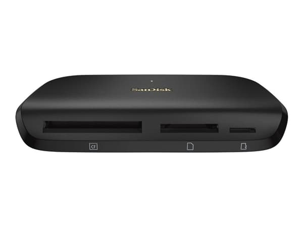 SanDisk ImageMate PRO - Kortinlukija (SD, CF, microSD, SDHC, microSDHC, SDXC, microSDXC, SDHC UHS-I, SDXC UHS-I, SDHC UHS-II, SDHC UHS-II) - USB 3.0/