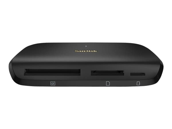 SanDisk ImageMate PRO - Kortinlukija (SD, CF, microSD, SDHC, microSDHC, SDXC, microSDXC, SDHC UHS-I, SDXC UHS-I, SDHC UHS-II, SDHC UHS-II) - USB 3.0/