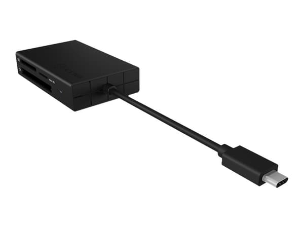 ICY BOX IB-CR401-C3 - Kortinlukija (SD, CF, microSD, microSD, microSDHC, SDXC, microSDXC, SDHC UHS-I, SDXC UHS-I, microSDHC UHS-I, microSDXC UHS-I, S