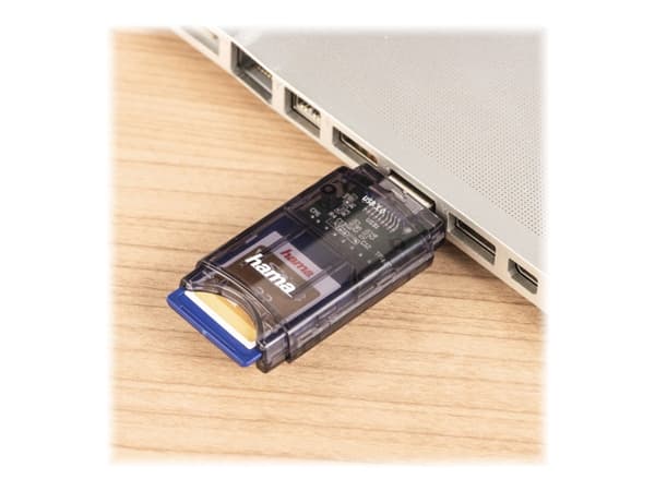 Hama 00124194, MicroSD (TransFlash), MicroSDHC, MicroSDXC, SD, SDHC, SDXC, Anthracite, 5000 Mbps, Status, Windows 10/8/7/XP MAC OS 9.x +, USB