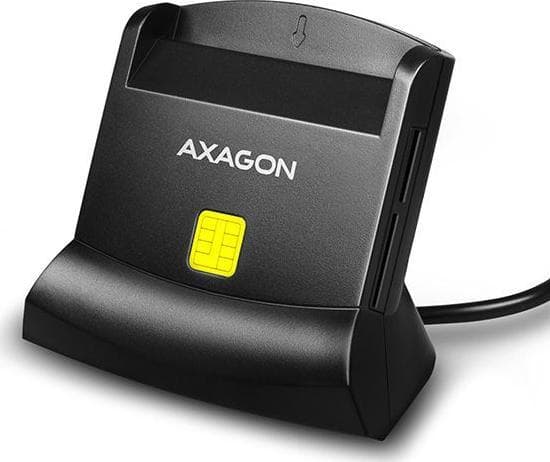 AXAGON CRE-SM2 USB-kortti älykäs + SD/microSD/SIM-kortti
